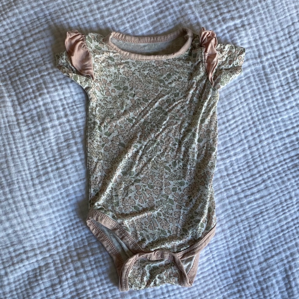Milkberry floral onesie